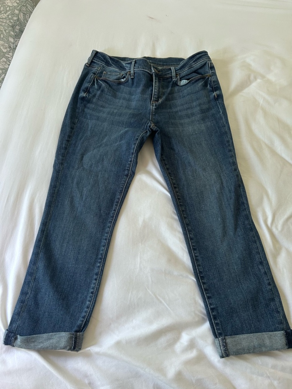LOFT Modern cuffed crop